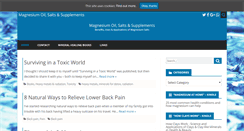 Desktop Screenshot of magnesiumoil.org.uk