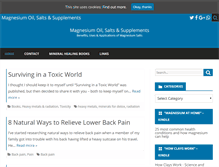 Tablet Screenshot of magnesiumoil.org.uk